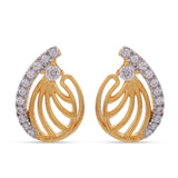 Feminine Designer Two Tone Plated Pendant Set