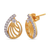 Feminine Designer Two Tone Plated Pendant Set