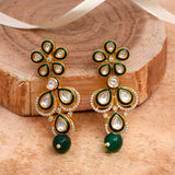 Traditional Kundan Meena Pendant Set