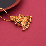 Laxmi Gold Plated Pendant Set