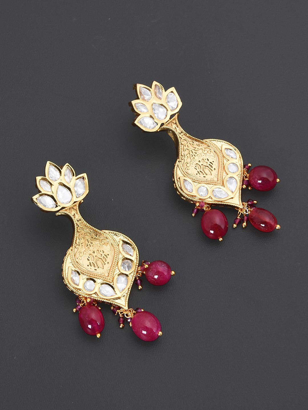 Traditional Kundan Meena Designer Pendant Set