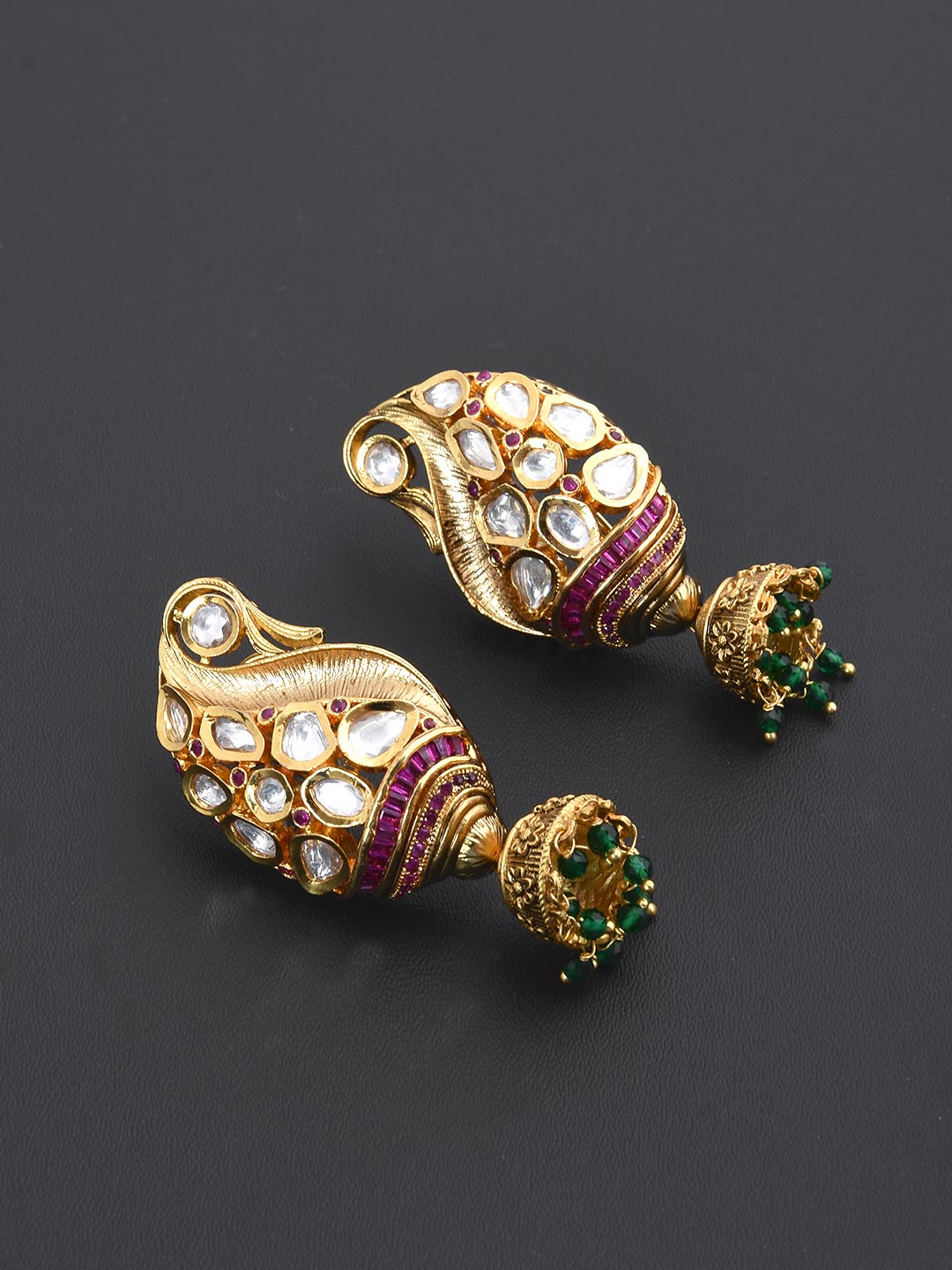 Traditional Kundan Meena Designer Pendant Set