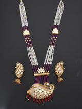 Traditional Kundan Meena Designer Pendant Set