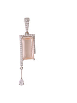 Contemporary Colored Stone Designer Pendant Set