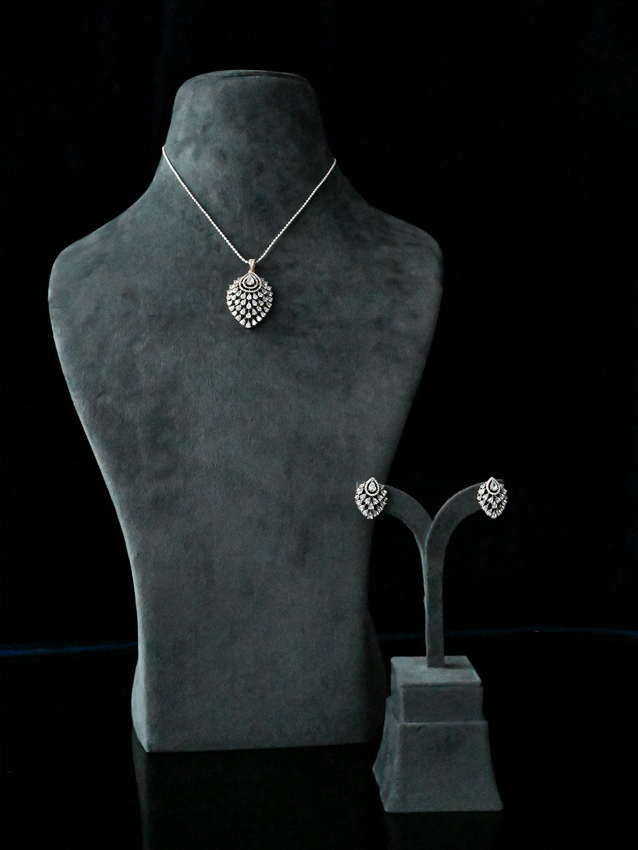 Contemporary Modern Designer Pendant Set