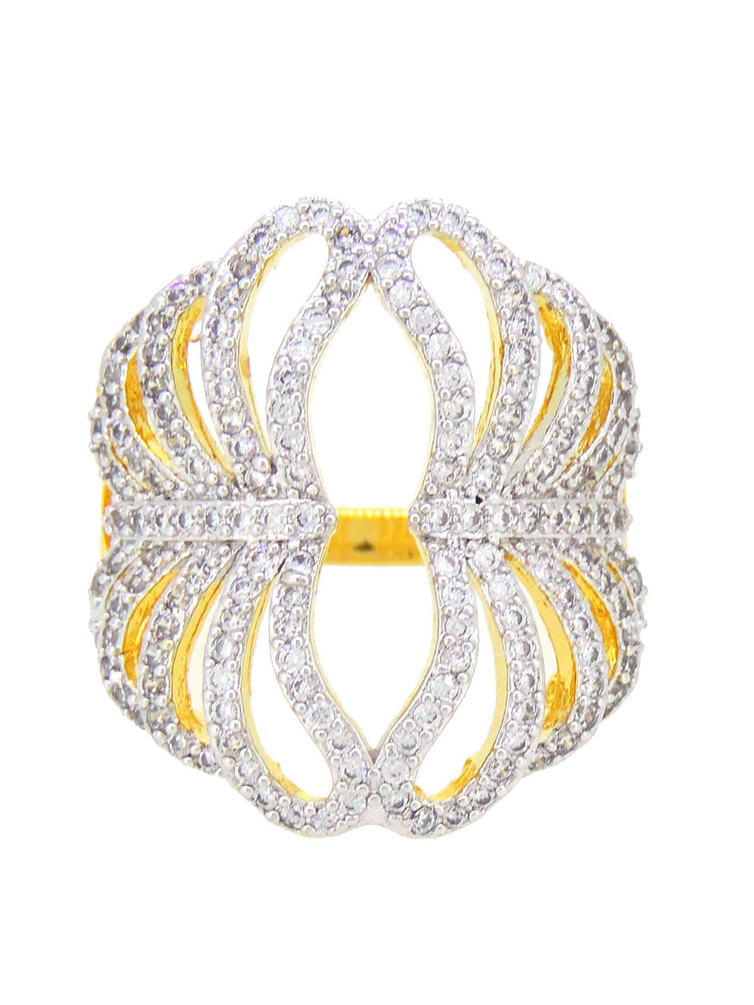Buy Contemporary International Diamonds Cocktail Ring Online | Tistabene