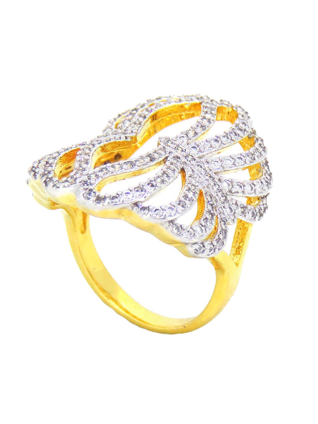 Buy Contemporary International Diamonds Cocktail Ring Online | Tistabene