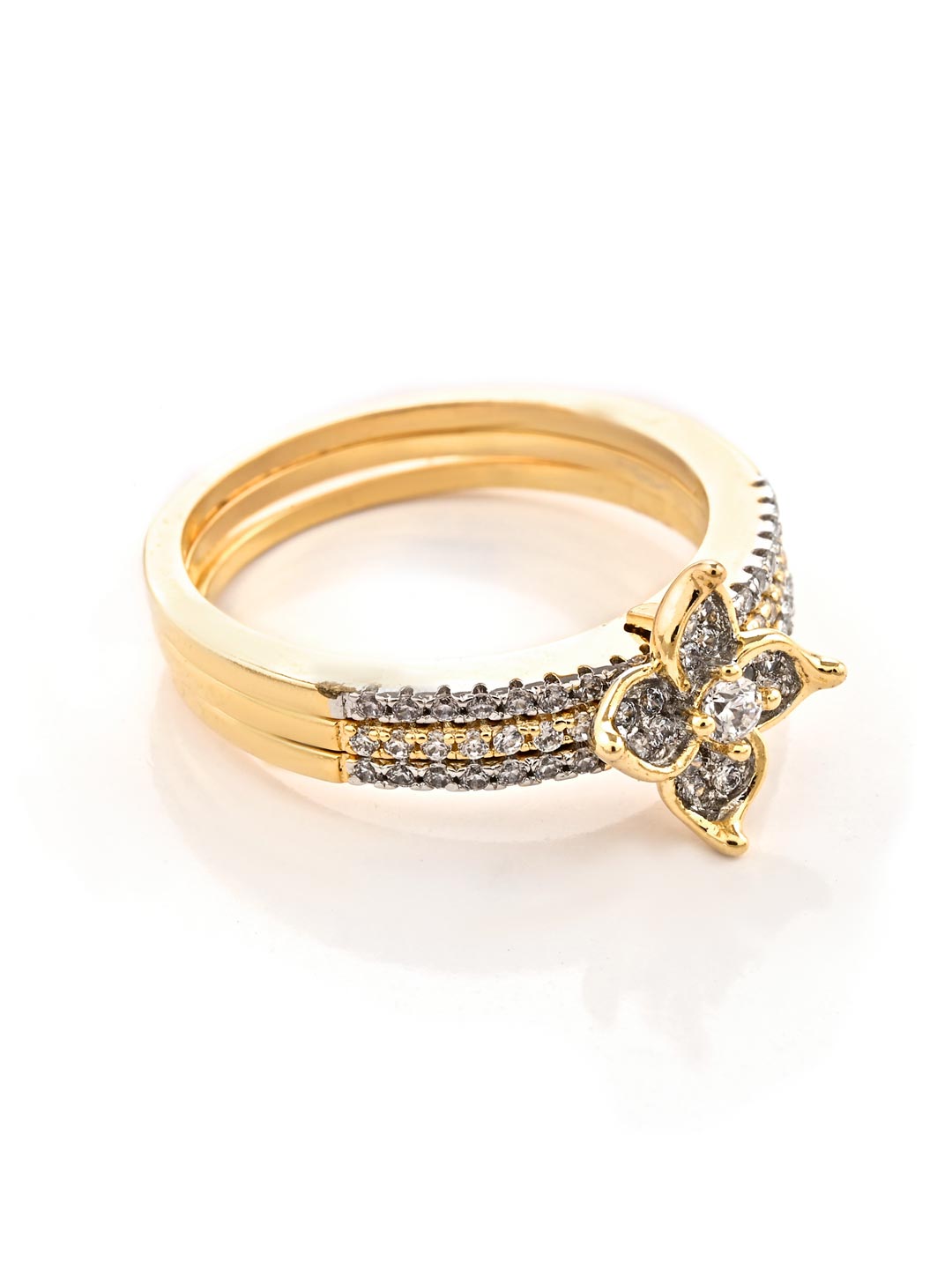 Buy Floral International Diamonds Solitaire Ring Online | Tistabene