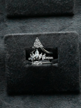 Contemporary International Diamonds Cocktail Ring