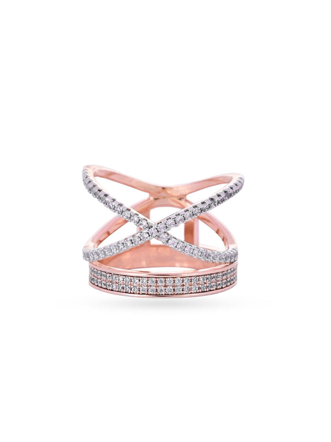 Buy Contemporary International Diamonds Band Ring Online | Tistabene