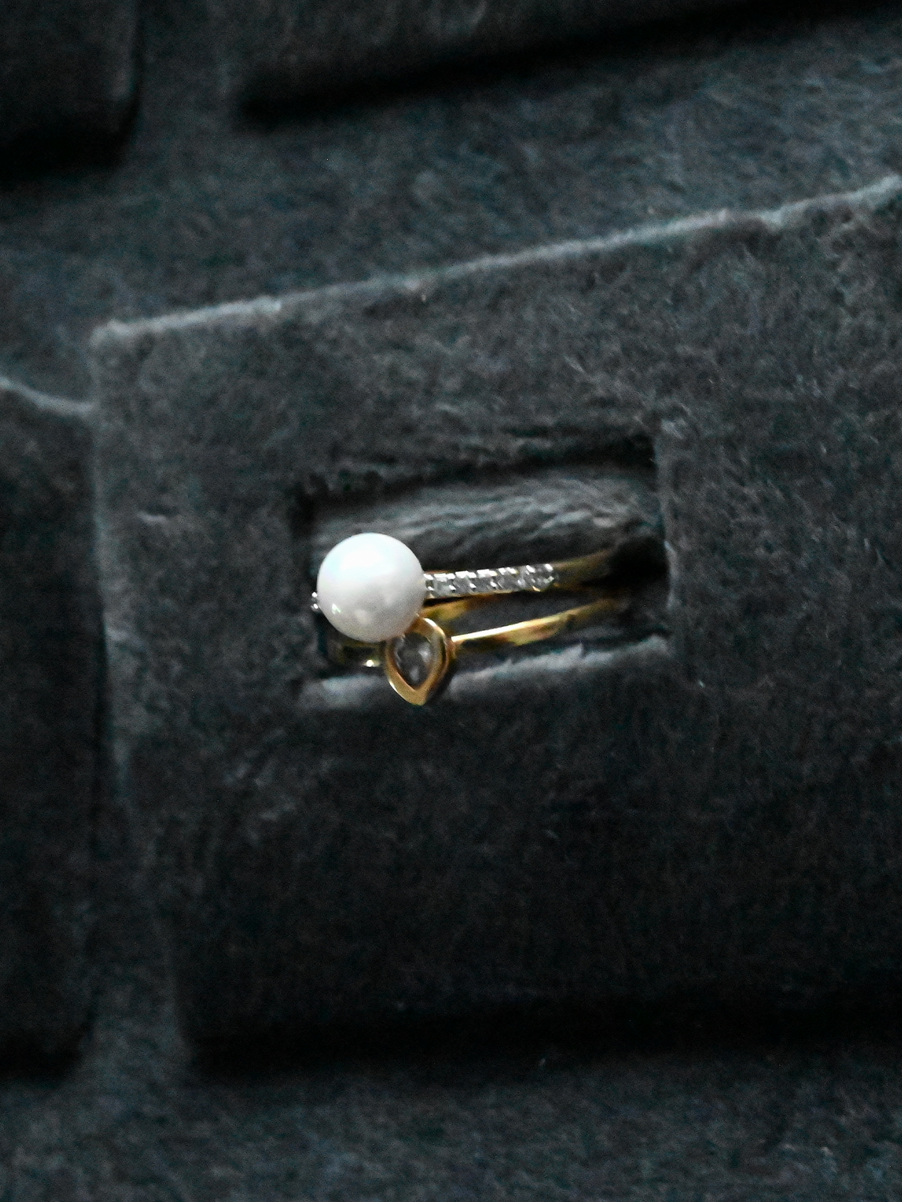 Contemporary International Diamonds Cocktail Ring