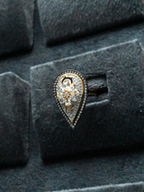 Contemporary International Diamonds Cocktail Ring