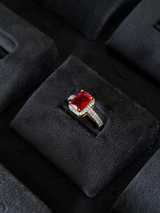 Classic Colored Stone Cocktail Ring