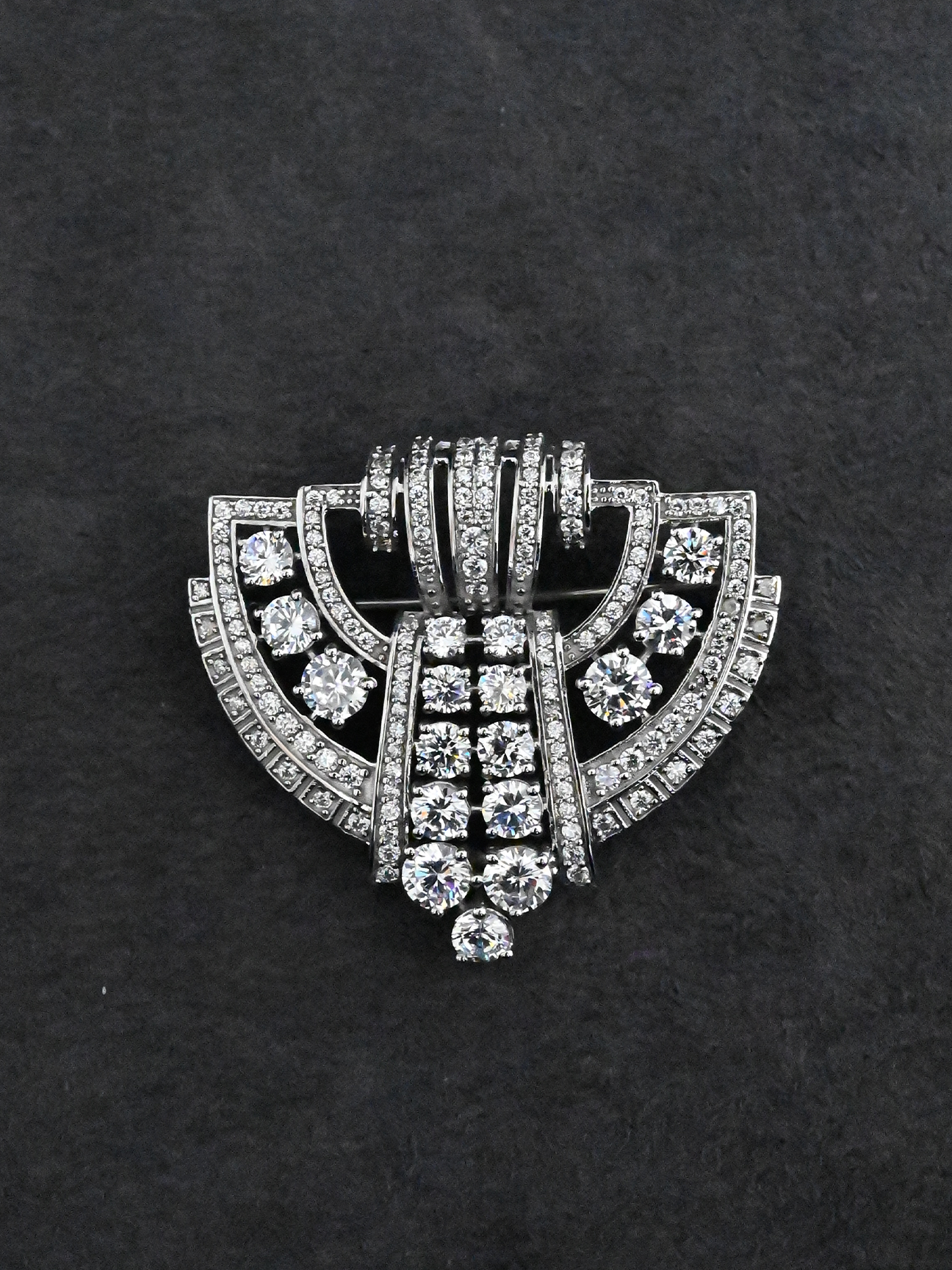 Designer Sterling Silver Brooch