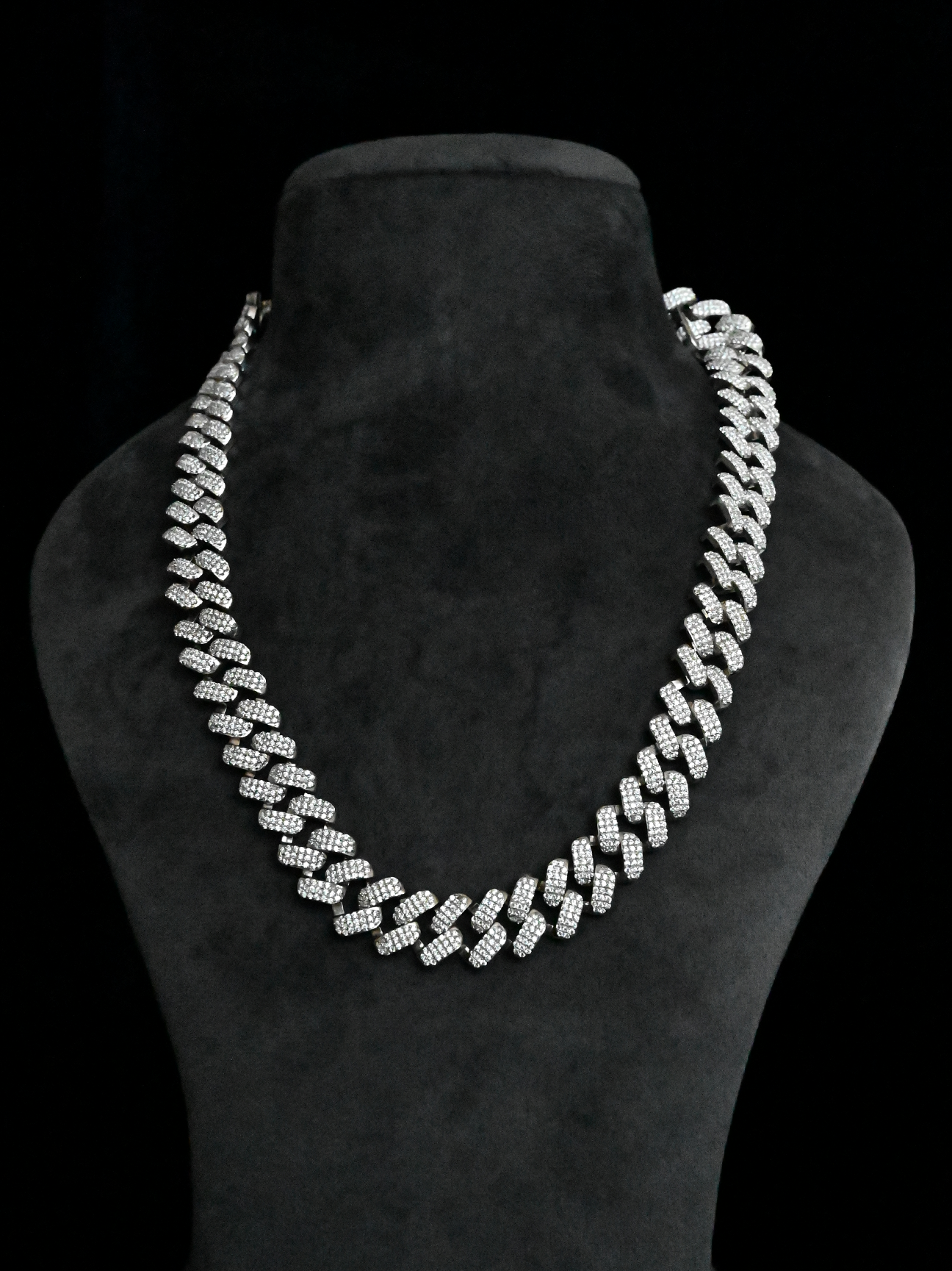 Signature Mens Sterling Silver Chain-15mm (Signature Cuban Chain-15mm)