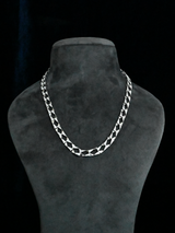 Square Links Mens Sterling Silver Chain-8mm (Square Links Chain-8mm)