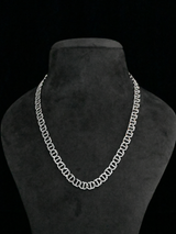 Mariner Links Sterling Silver Mens Chain-8mm (Mariner Links Chain-8mm)