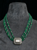 High End Designer Sterling Silver Gold Plated Necklace