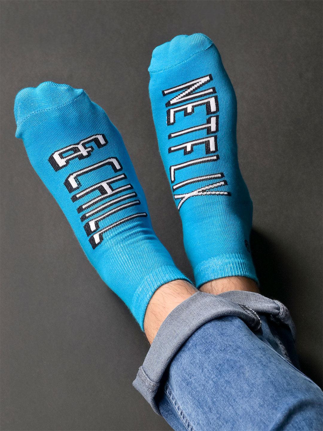 Blue socks 