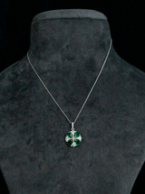 Heart Designer Sterling Silver Stud Pendant