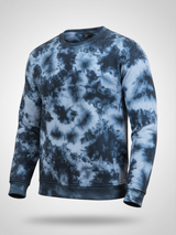 Deep Blue Tie and Dye Sweatshirt