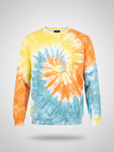 Yellow and Orange Tie and Dye Sweatshirt