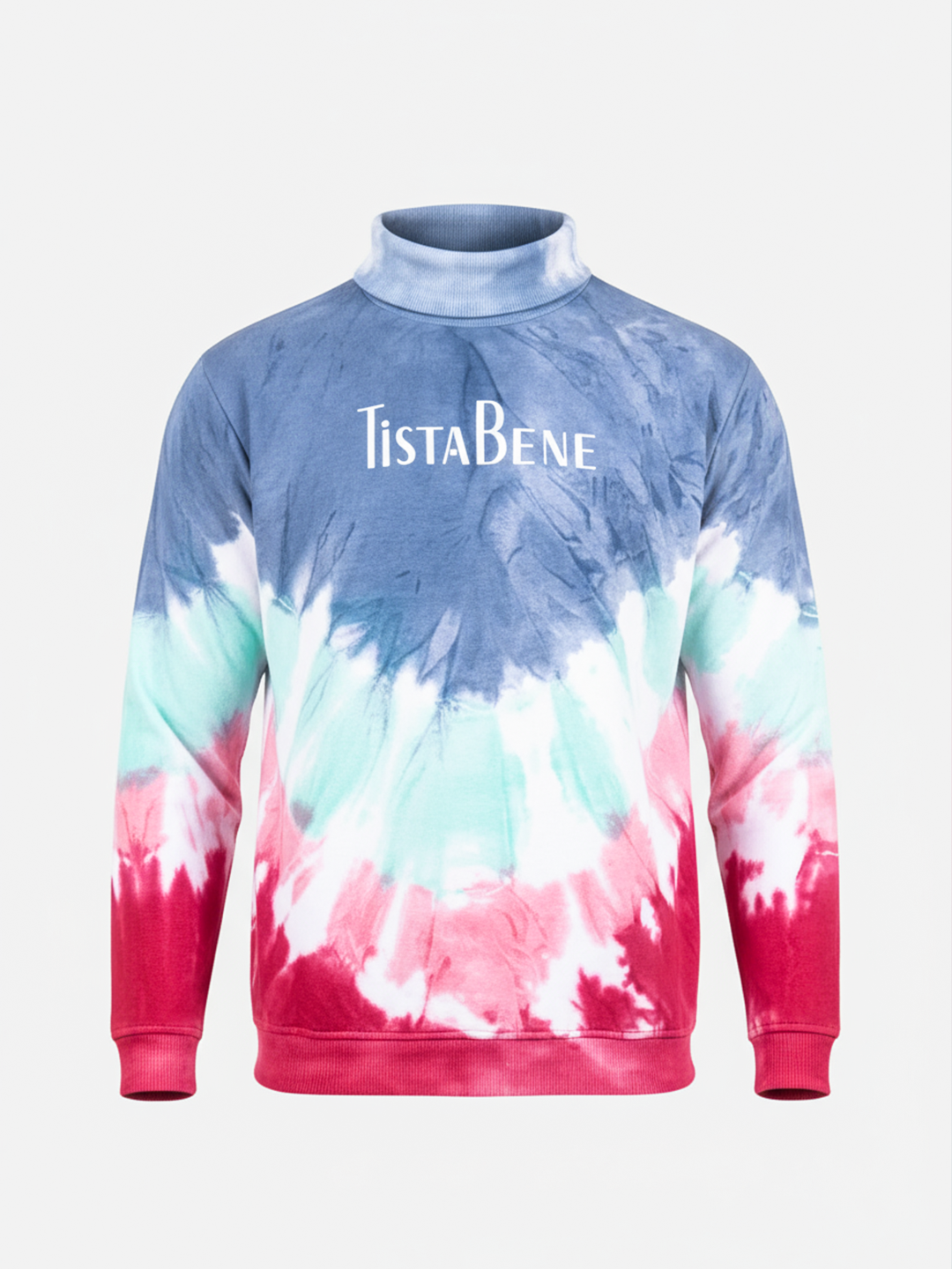 Tistabene Printed Tie and Dye Turtleneck