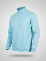Sky Blue Turtle Neck Sweater
