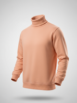 Peach Turtle neck Sweater