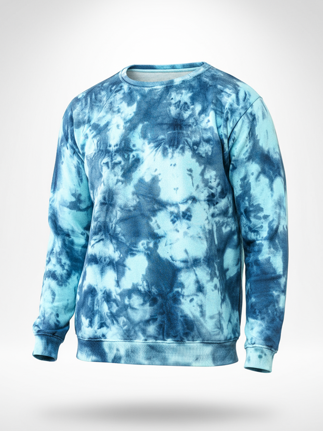 Blue Tie-Dye Sweatshirt