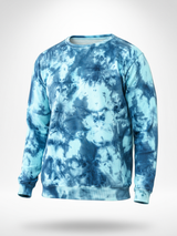 Blue Tie-Dye Sweatshirt