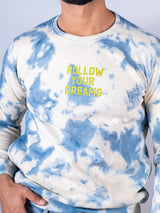 Blue Follow Your Dreams Tie-Dye Sweatshirt