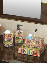 Multi Elephant Printed Bath Set Of 5