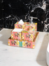 Multi Elephant Printed Bath Set Of 5