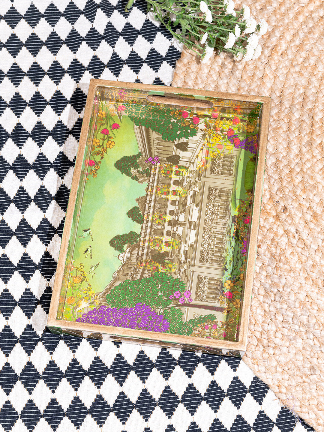 Grandeur Printed Small(12*8) Tray