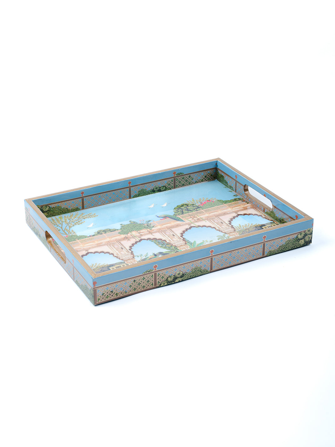 Jharoka Door Tray Set Of 3