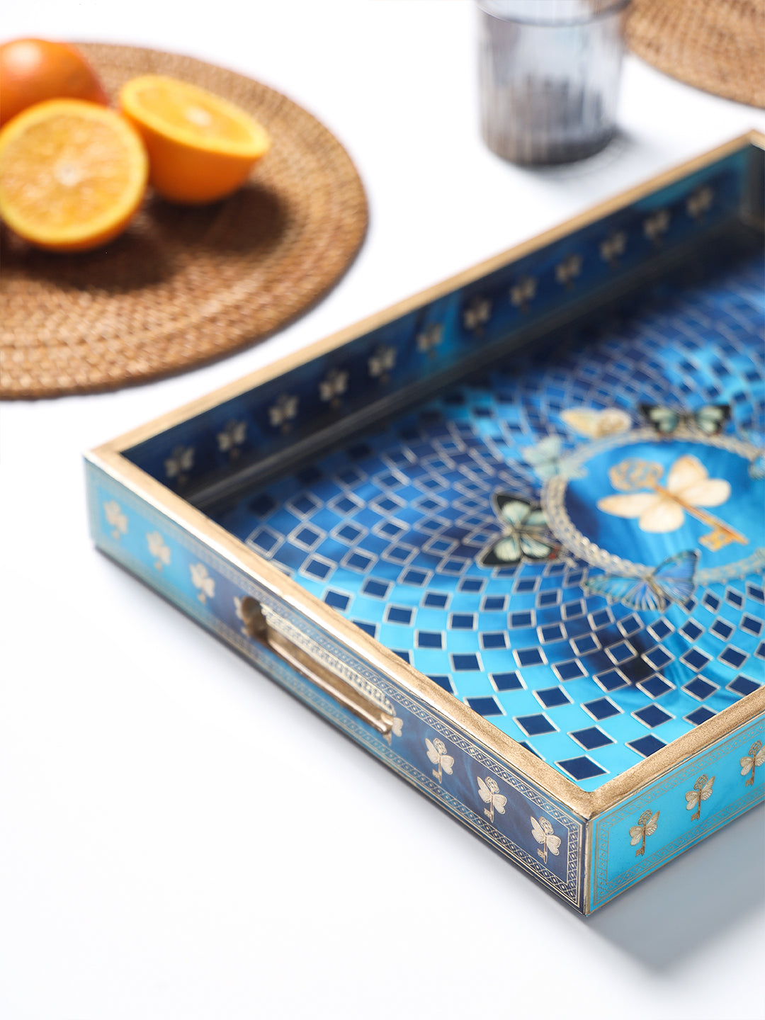 Fauna Printed Rectangular Tray Set