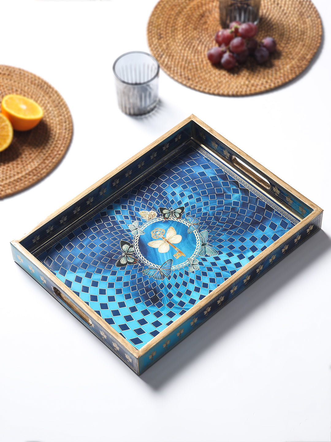 Fauna Printed Rectangle Small Tray