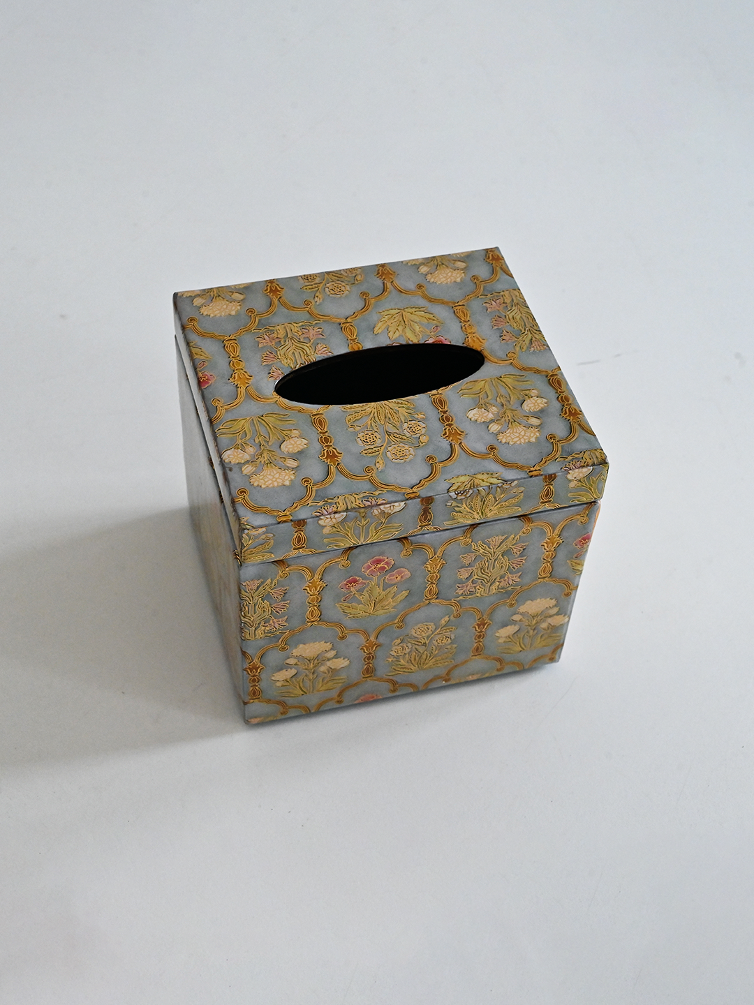 Tissue Box Floare Powder Blue (Magnet)