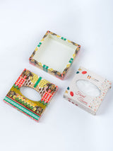 Multi Elephant Flower Printed Tissue Holder 8 Magnet
