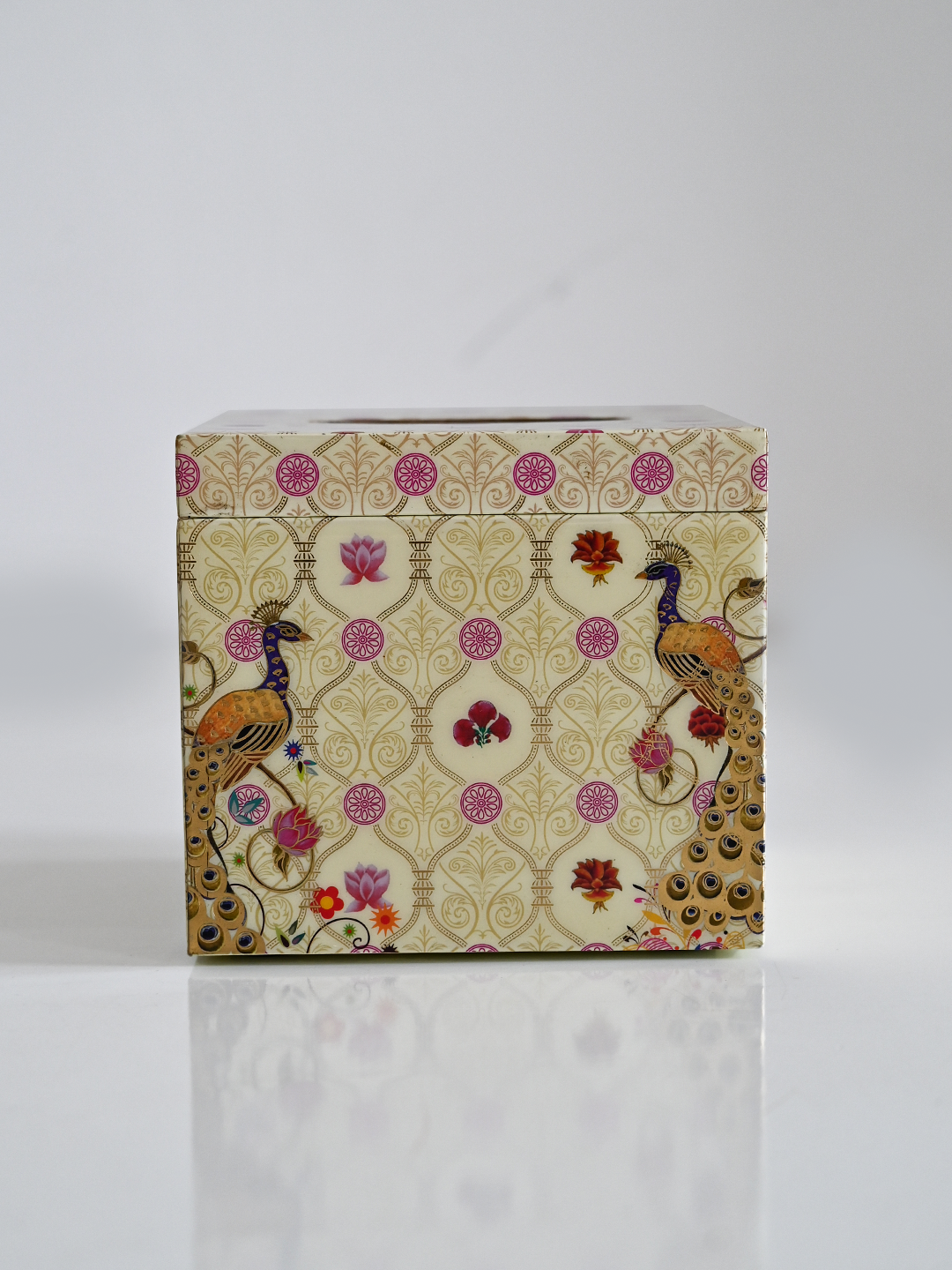 Tissue Box Baros With Peacock Tissue Holder With Magnet