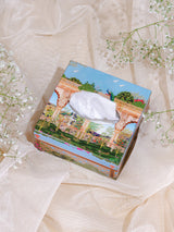 Jharoka Door Small Square Tissue Holder With Magnet