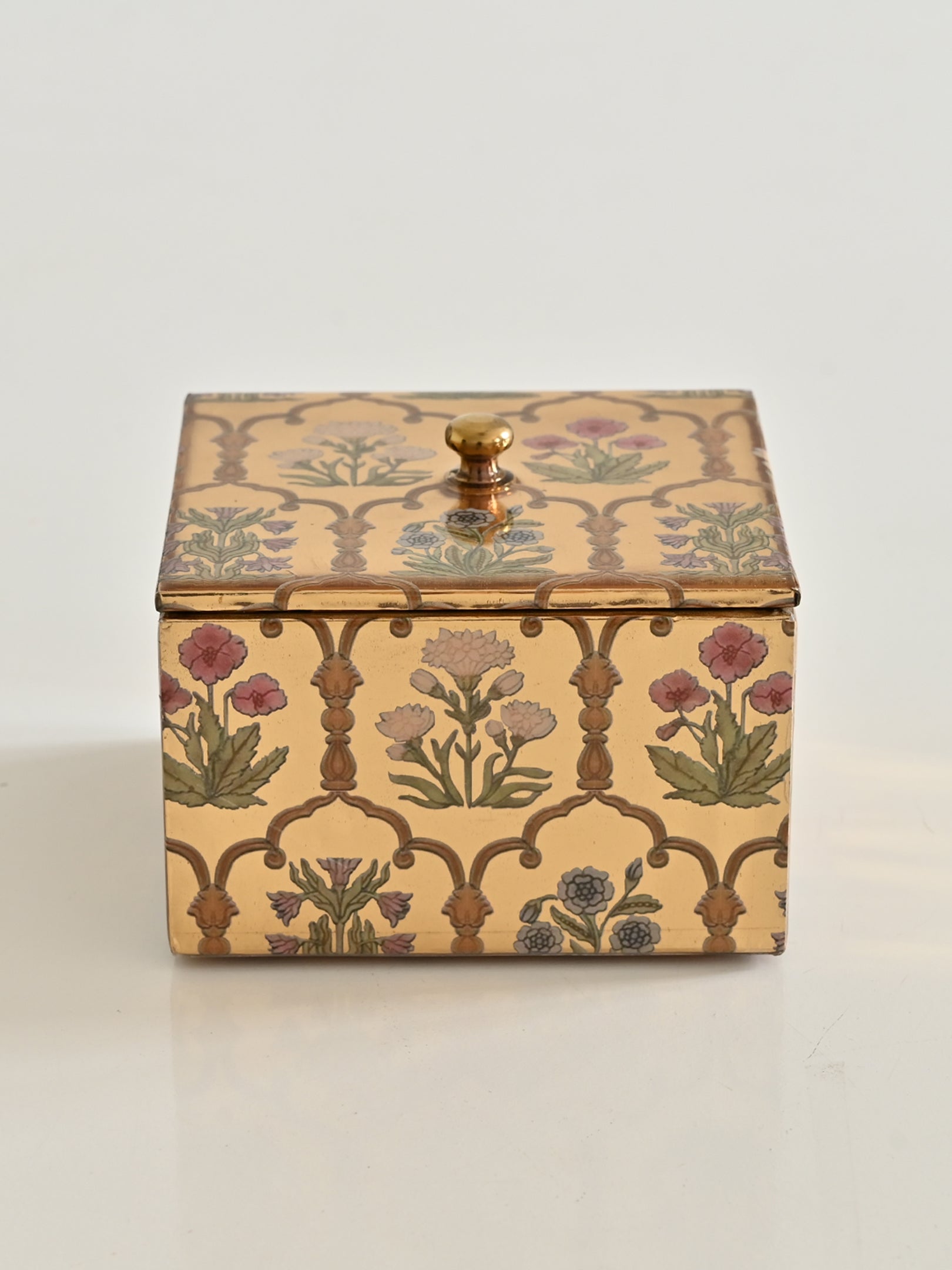 GOLDEN FLOARE BATH SALT JAR