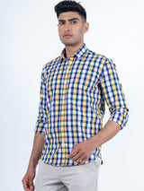 Pink check shirt