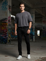 Black Slim Fit Men's Denim Jeans