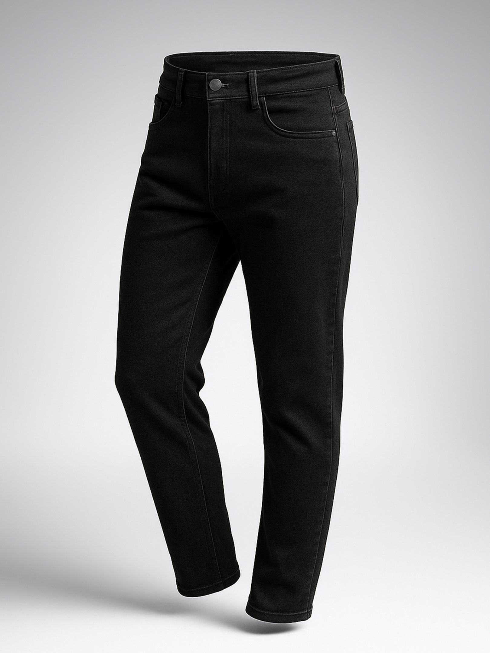 Black Slim Fit Men's Denim Jeans