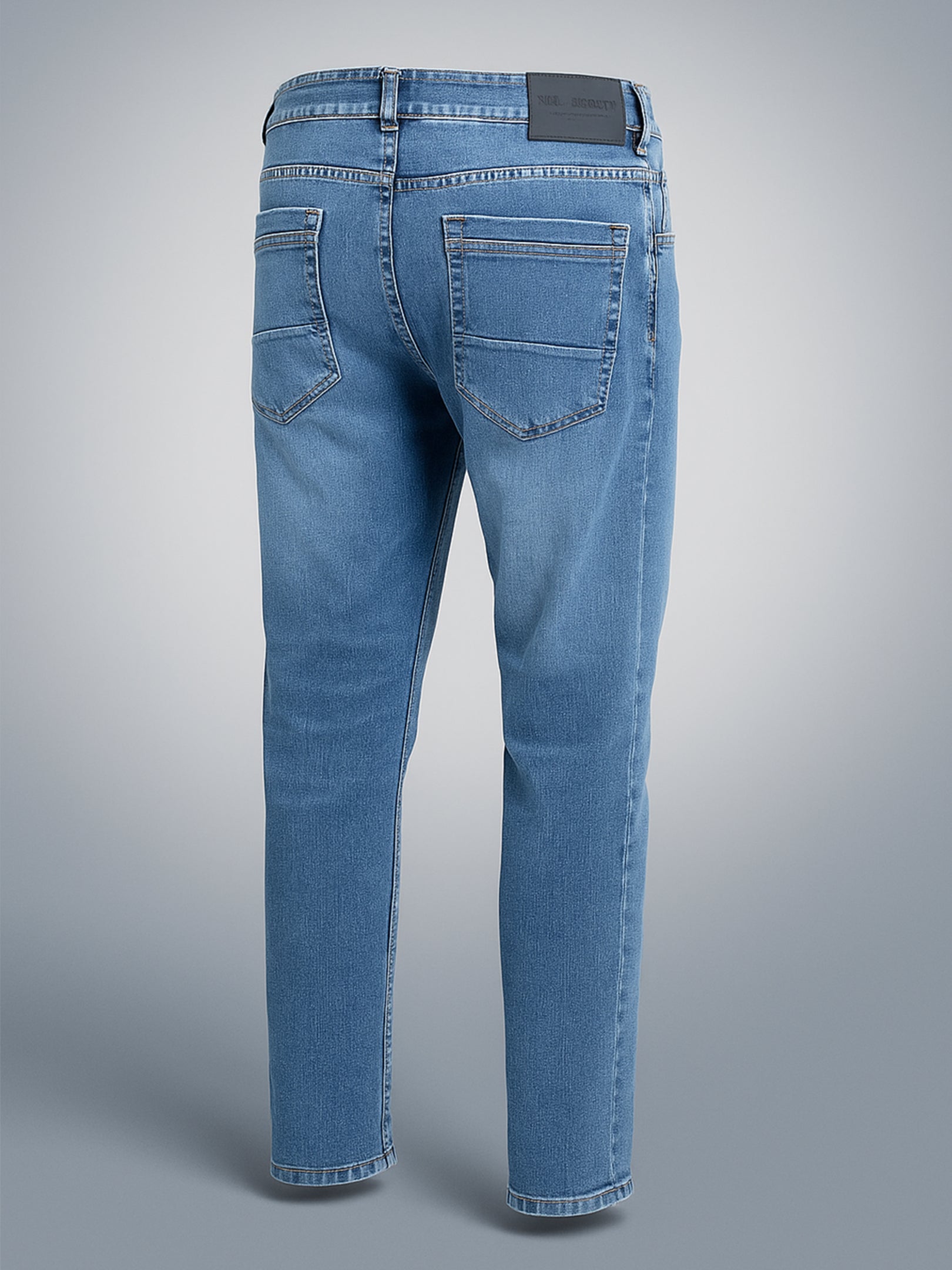 Light Indigo Slim Fit Men's Denim Jeans