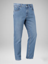 Light Indigo Slim Fit Men's Denim Jeans