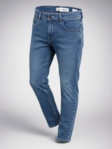 Mid Indigo Slim Fit Men's Denim Jeans