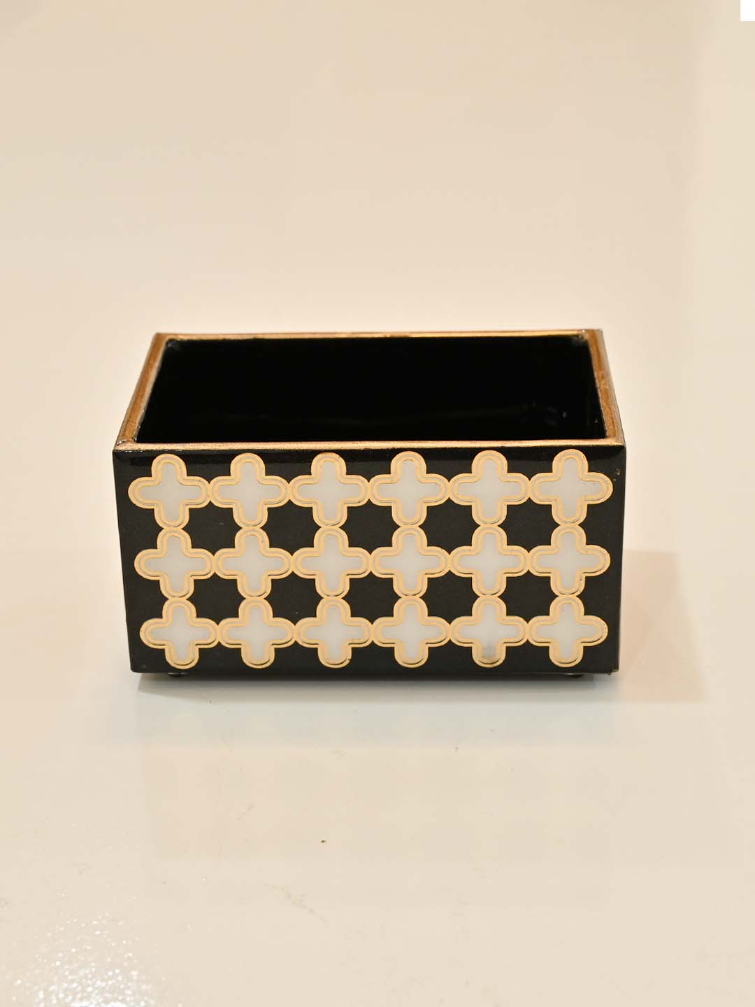 Tea Tray Jaar Black & White